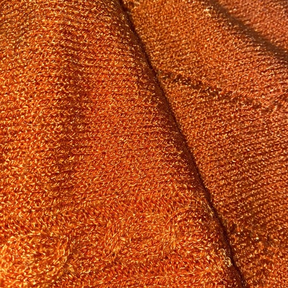 Orange Striped Long Sleeve Sweater - Picture 3 of 3